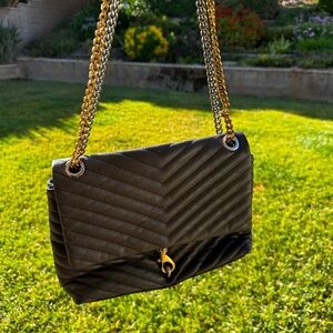 Rebecca Minkoff Purse 2 tone straps. Leather